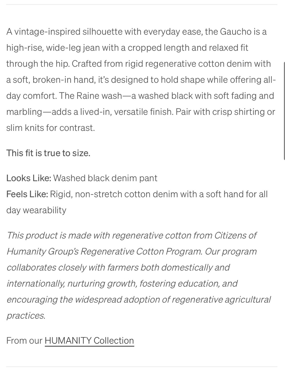 Citizens Of Humanity Gaucho Jeans - Picture 5 of 16